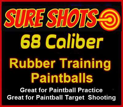 68 Cal Rubber Training Paintballs