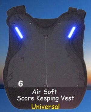 10 Airsoft Score Keeping Vest System