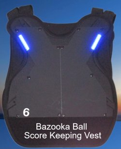 20 Bazooka Ball Score Keeping Vest & Game Management System