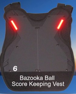 10 Bazooka Ball Score Keeping Vest System