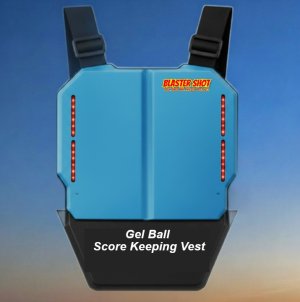 Gel Ball Score Keeping Vest for Back Yard Play