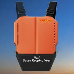 Nerf Score Vest with Keeping Vest for Home Use