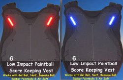 Low Impact Paintball for F.E.C. - 10 Score Keeping Vests