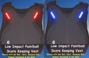 Low Impact Paintball for F.E.C. - 10 Score Keeping Vests