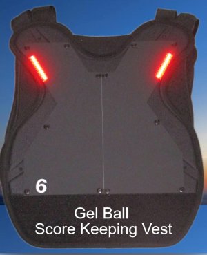 20 Gel Ball Score Keeping Vests
