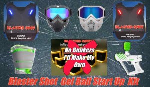 Gel Ball Business Startup Package-20 Surge Blasters-10 Vests