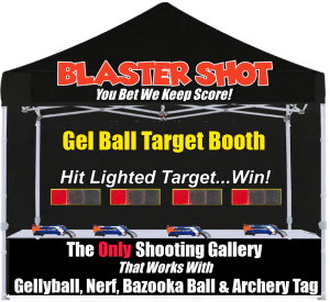 Gel Ball Shooting Gallery For 4 Players