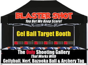 Gel Ball Target Shooting Range 6 Shooters