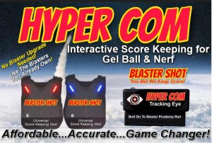 2 Way Interactive Score Keeping For Gel Ball & Nerf