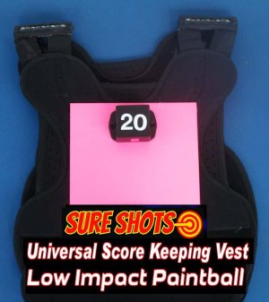 20 Low Impact Paintball Score Keeping Vests