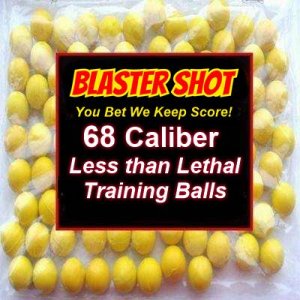 68 Cal Non Lethal Rubber Training Balls