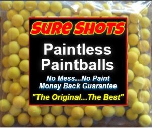 Paintless Paintballs