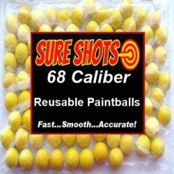 68 Caliber Reusable Paintballs