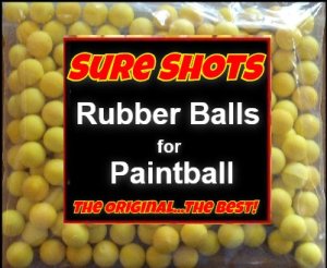 Rubber Balls for Paintball