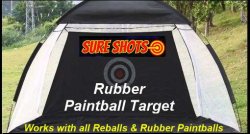Rubber Paintball Target Range