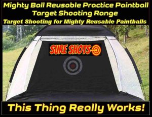 Mighty Ball Reusable Paintball Target Range