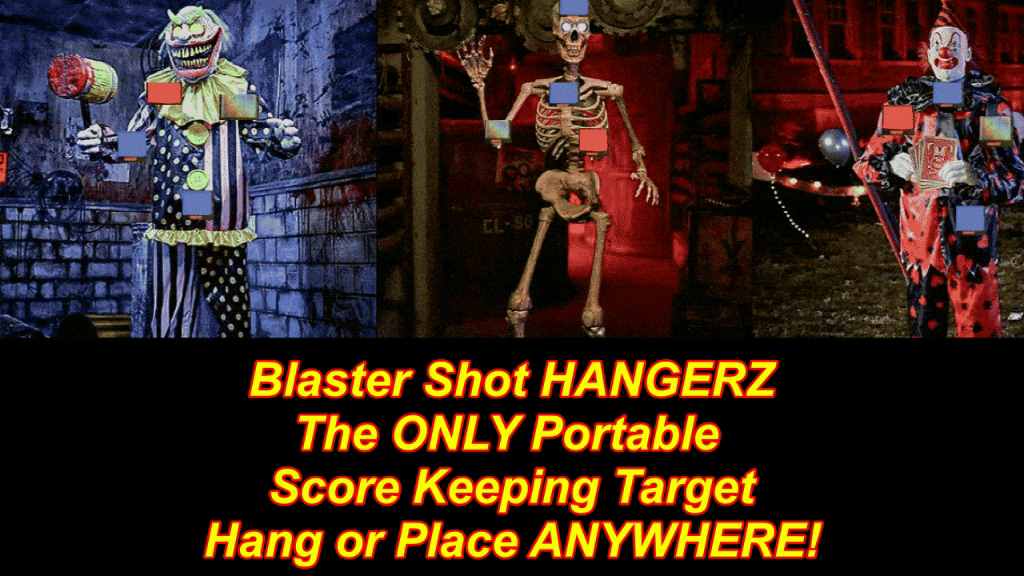 HANGERZ Zombie Shoot Halloween Shooting Gallery For Gel Blasters