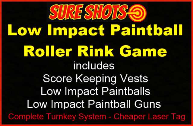 Low Impact Paintball Roller Rink Game