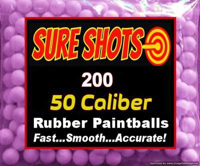 200 50 Cal Rubber Paintballs For Christmas 2021 200 50 Cal Rubber Paintballs For Christmas 2021