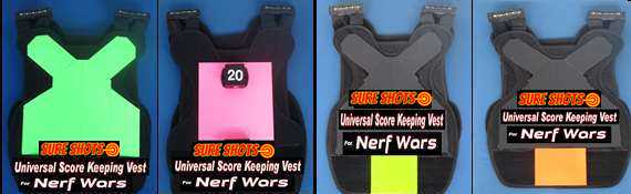 Nerf Vests Score Keeping