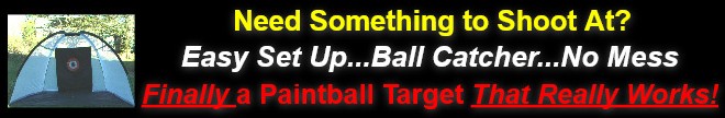 Paintball Target Tent for 68 Cal and 50 Cal Reusable Rubber Paintball Target Shooting
