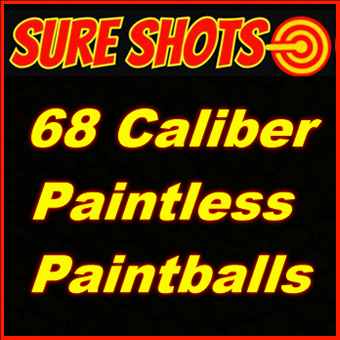 68 Cal Paintless Paintballs