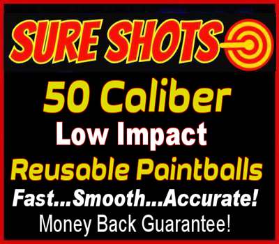 50 Caliber Reusable Paintballs