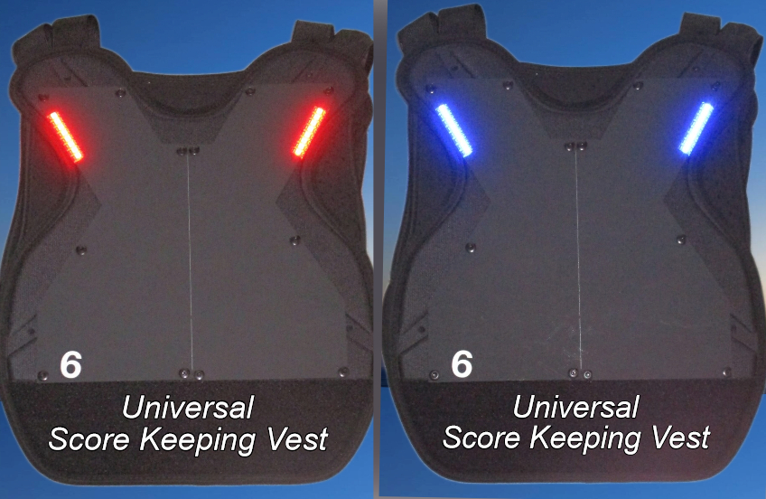 Low Impact Paintball for Soccer Arena - 10 Score Keeping Vest