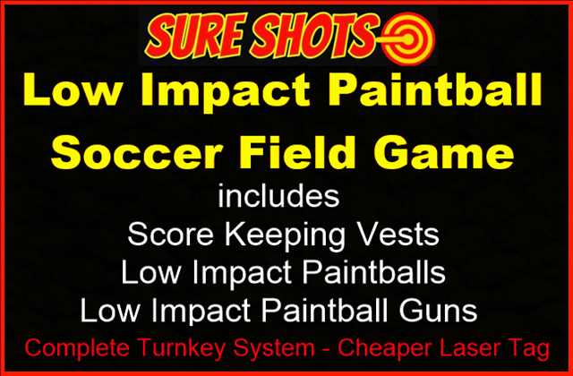 Low Impact Paintball Soccer Game Low Impact Paintball Soccer Game